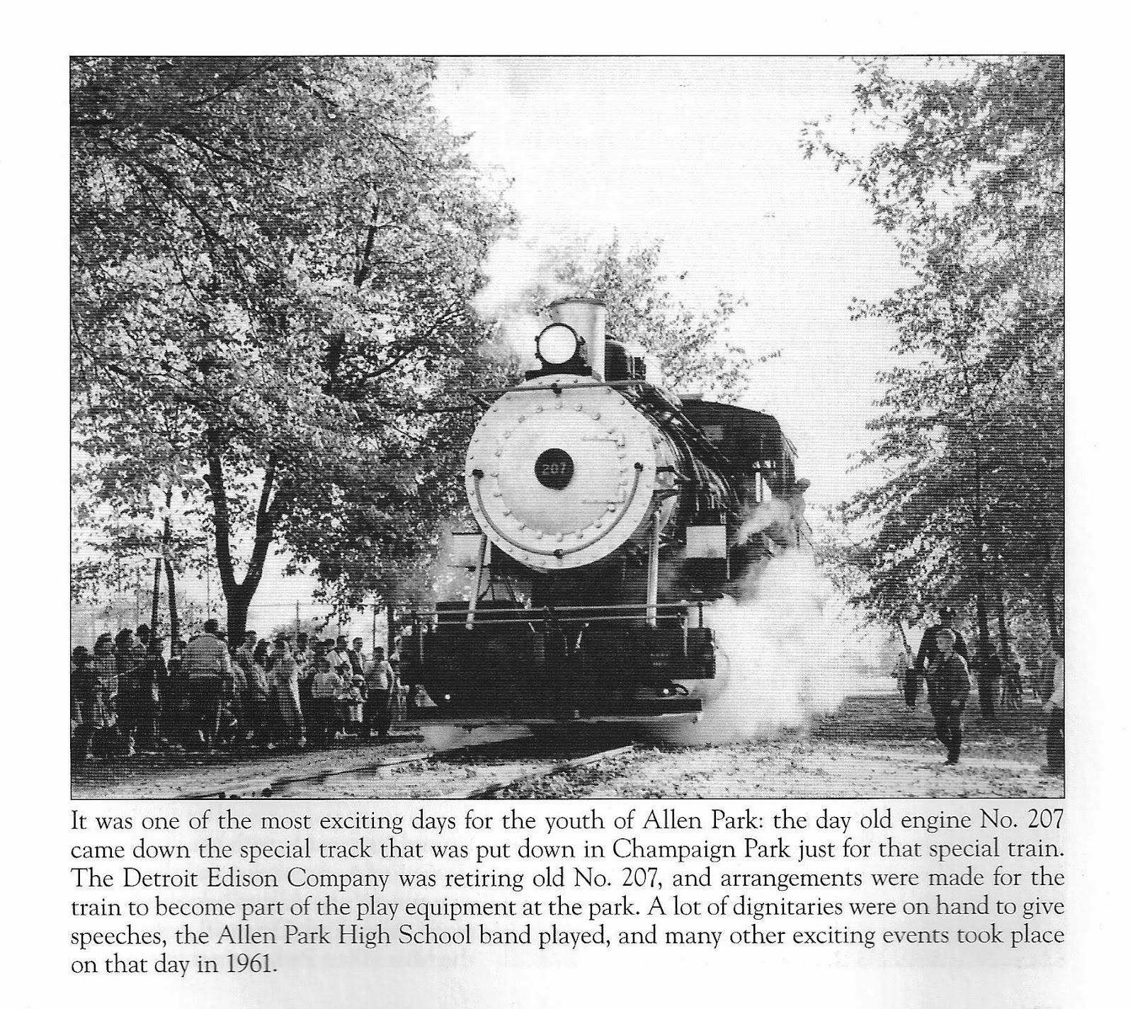Allen Park's Missing Champaign Park Train